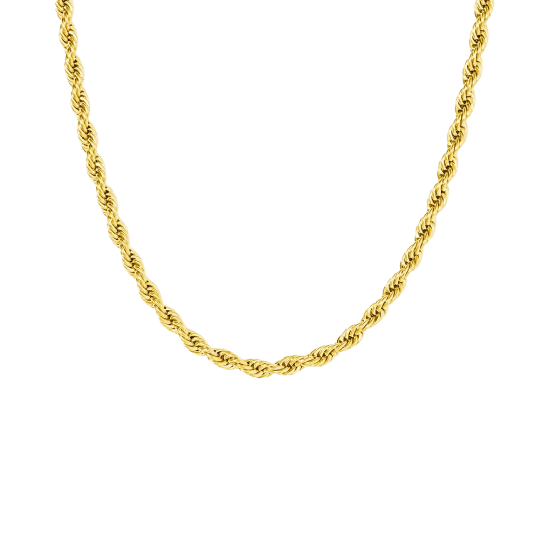 Bold Rope Chain crafted in 18K Gold with 6MM links, featuring a striking design and luxurious finish for a sophisticated and high-impact accessory.